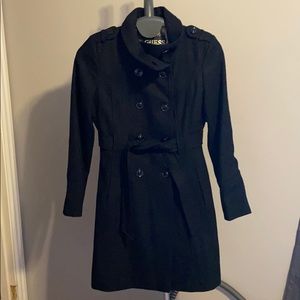 Black pea coat